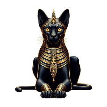 Gayer-Anderson Cat Tribal Tattoo Art - Digital Design (PNG, JPEG, SVG) - Instant Download for Tattoos, T-Shirts, Wall Art