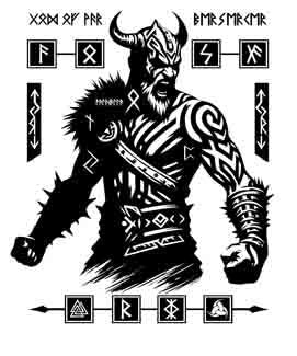 Viking God of War Tyr - Digital Design (PNG, JPEG, SVG) - Instant Download for Tattoos, T-Shirts, Wall Art