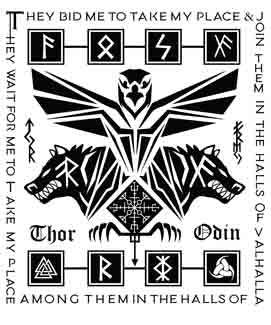 Viking Odins Guardians - Digital Design (PNG, JPEG, SVG) - Instant Download for Tattoos, T-Shirts, Wall Art