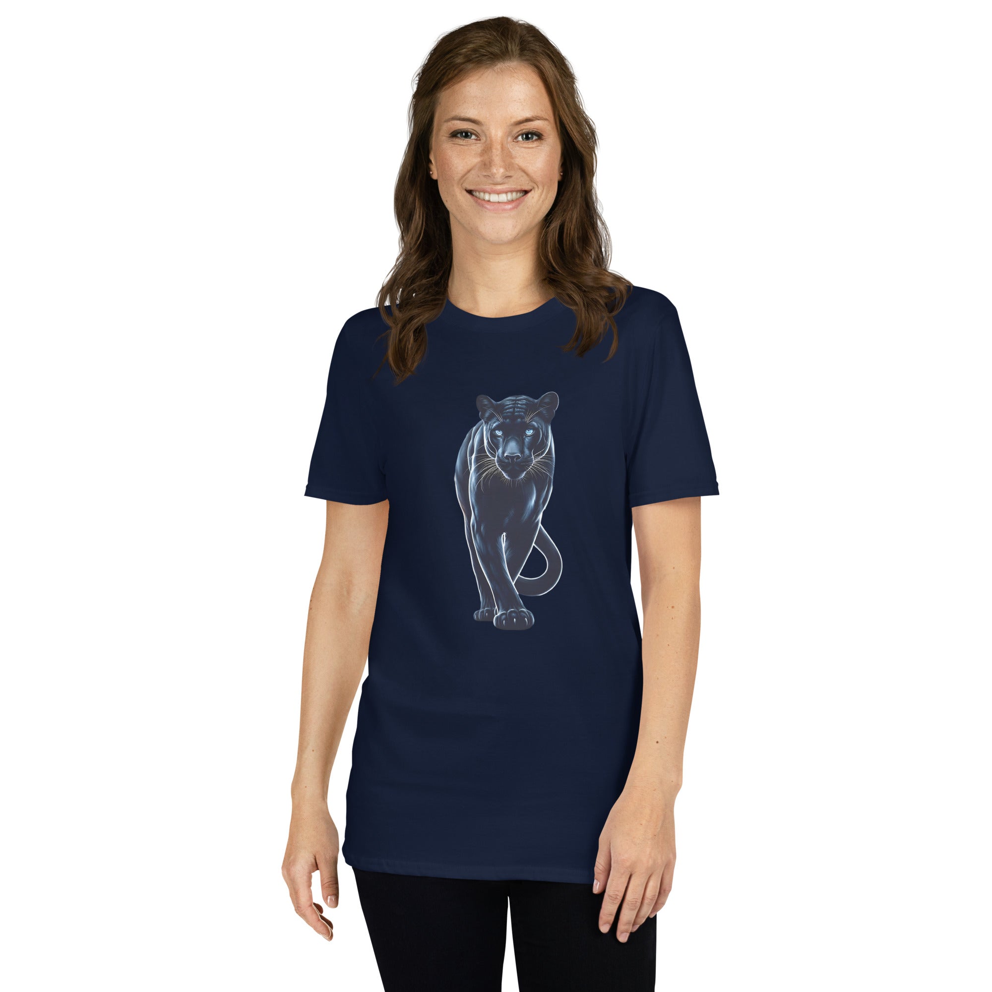 London Panther Nightfall - Animal Art Apparel Short-Sleeve Unisex T-Shirt