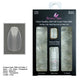 False Nails by Bling Art 360 Coffin Ballerina Long Transparent Acrylic Fake Nail Tips with glue